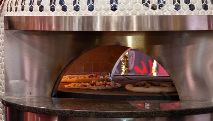 lò pizza xoay